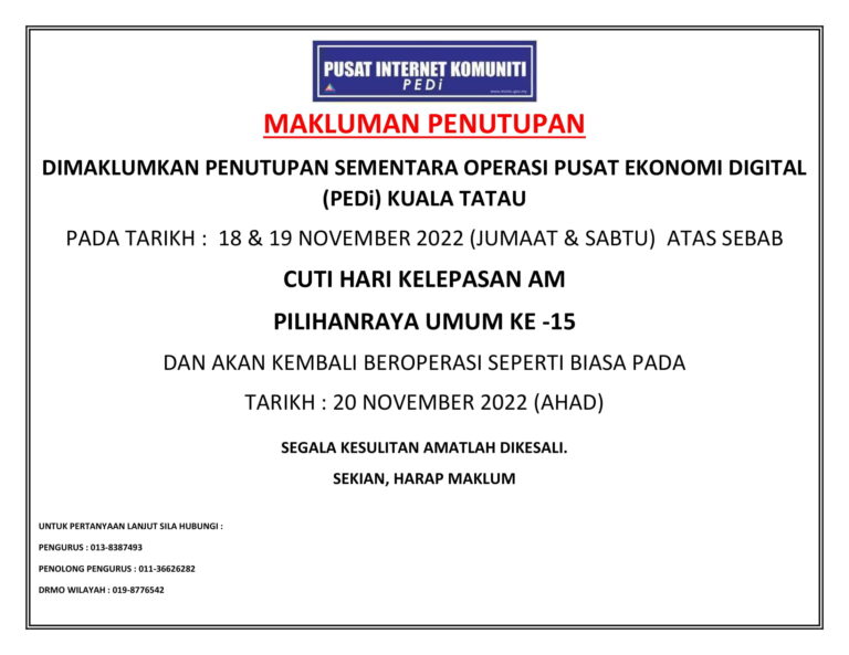 NOTIS-PENUTUPAN-18-DAN-19-NOVEMBER-2022-1